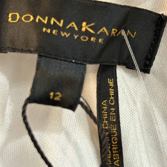 Donna Karan Asymmetrical Floral Dress - Red, Blue, White - Picture 11 of 16